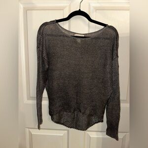 Denim & Supply Ralph Lauren Gray Women's knit light Sweater S beach boho vintage